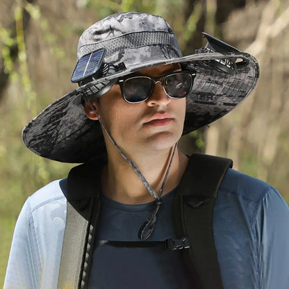 AirDome™ Hat Solar Fan Cap Portable Solar Charging Cap with Fan Suitable
