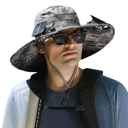 AirDome™ Hat Solar Fan Cap Portable Solar Charging Cap with Fan Suitable